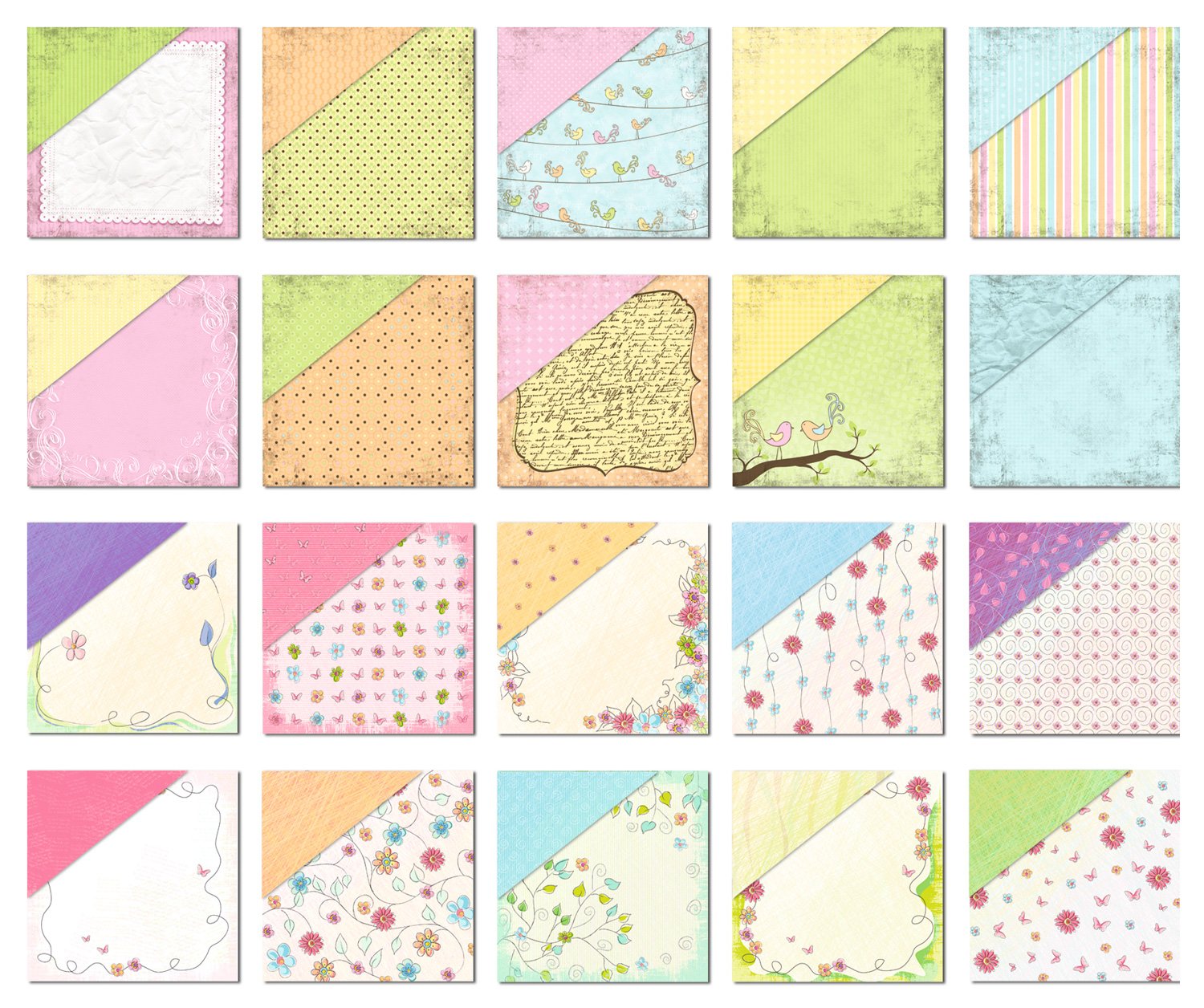 ursus-70870099-scrapbook-paper-block-fr-hling-bl-tenzauber-30-5-x-30-5-cm-190-g- image 3