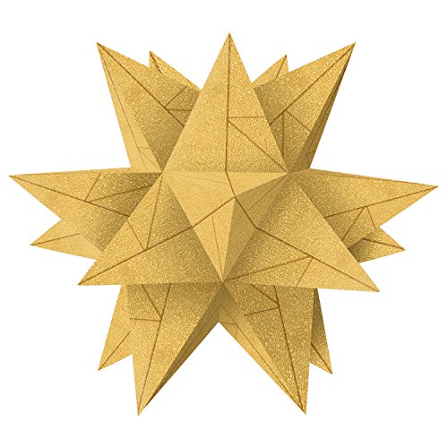 ursus-aurelio-stern-starlight-faltbl-tter-set-gold-matt-15x15-cm image 5