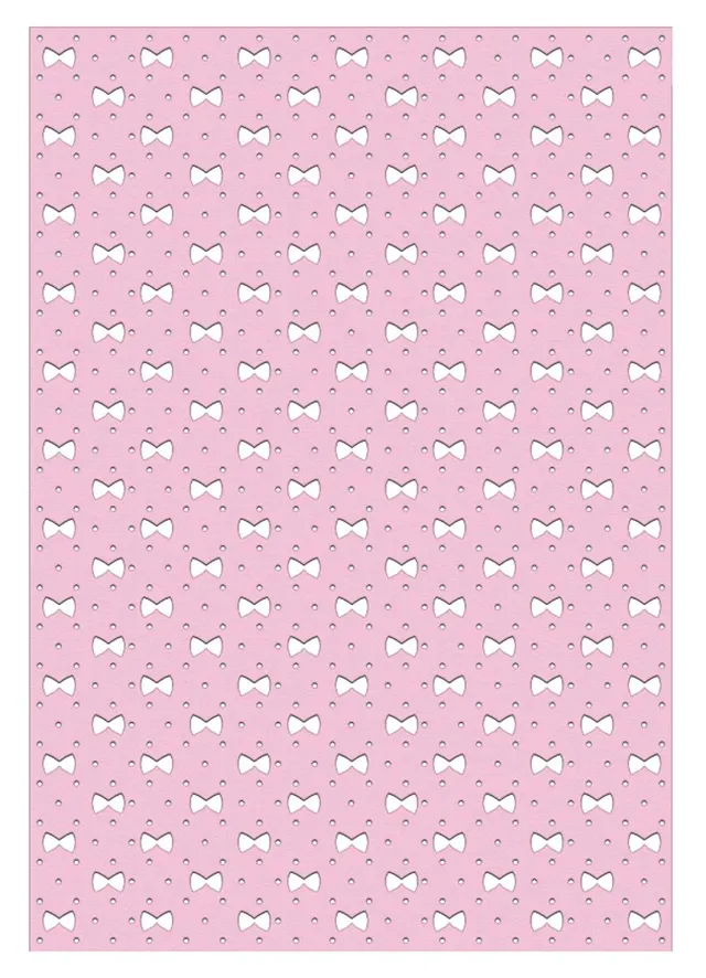 ursus-60950018-silhouetten-karton-schleifen-fotokarton-pink-10-blatt-23-x-33-cm- image 1