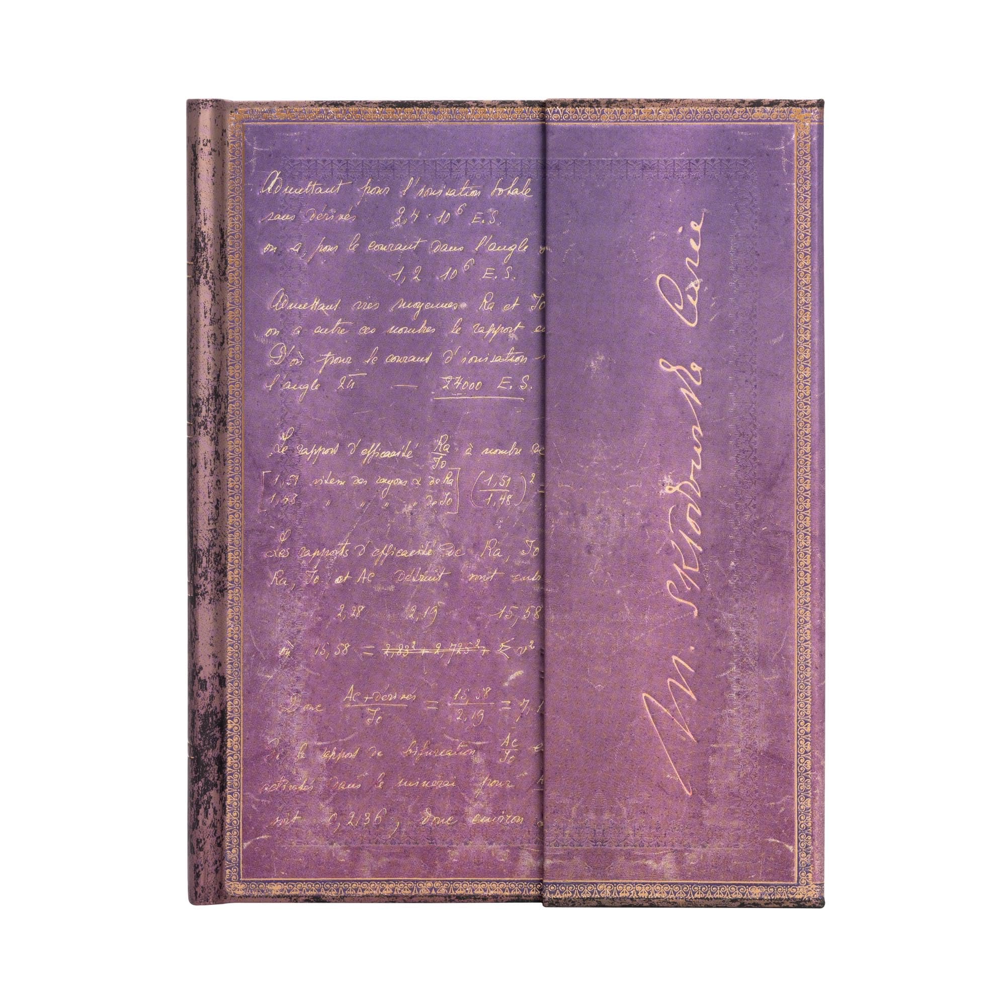 paperblanks-embellished-manuscripts-marie-curie-ultra-liniert-hardcover-mit-vers image 1