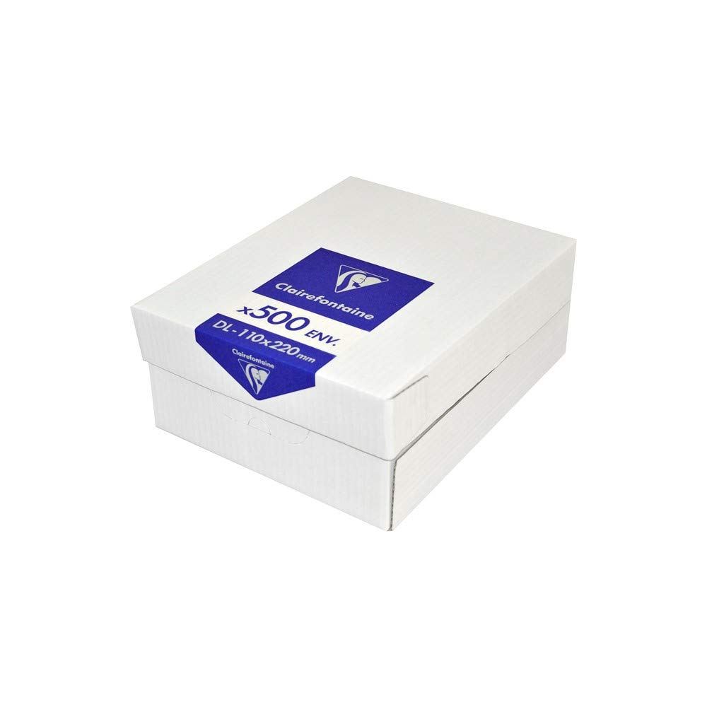 clairefontaine-6915c-umschl-ge-dl-110x220mm-selbstklebend-wei-500-st-ck image 1