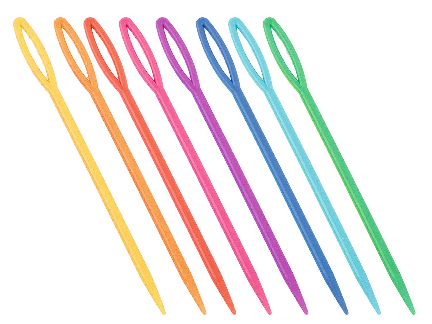 ursus-56020099-sticknadeln-32-kunststoff-nadeln-in-8-farben-6-7-cm image 2