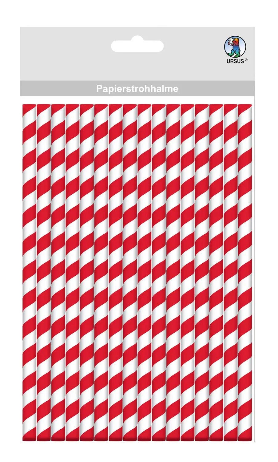 ursus-papierstrohhalme-streifen-rot-gr-e-l-19-5-cm-12-st-ck image 1