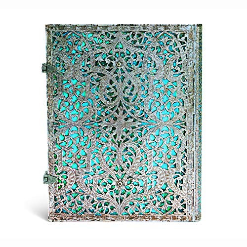 paperblanks-notizbuch-maya-blau-ultra-230x180-mm-240-seiten-liniert-silver-filig image 6