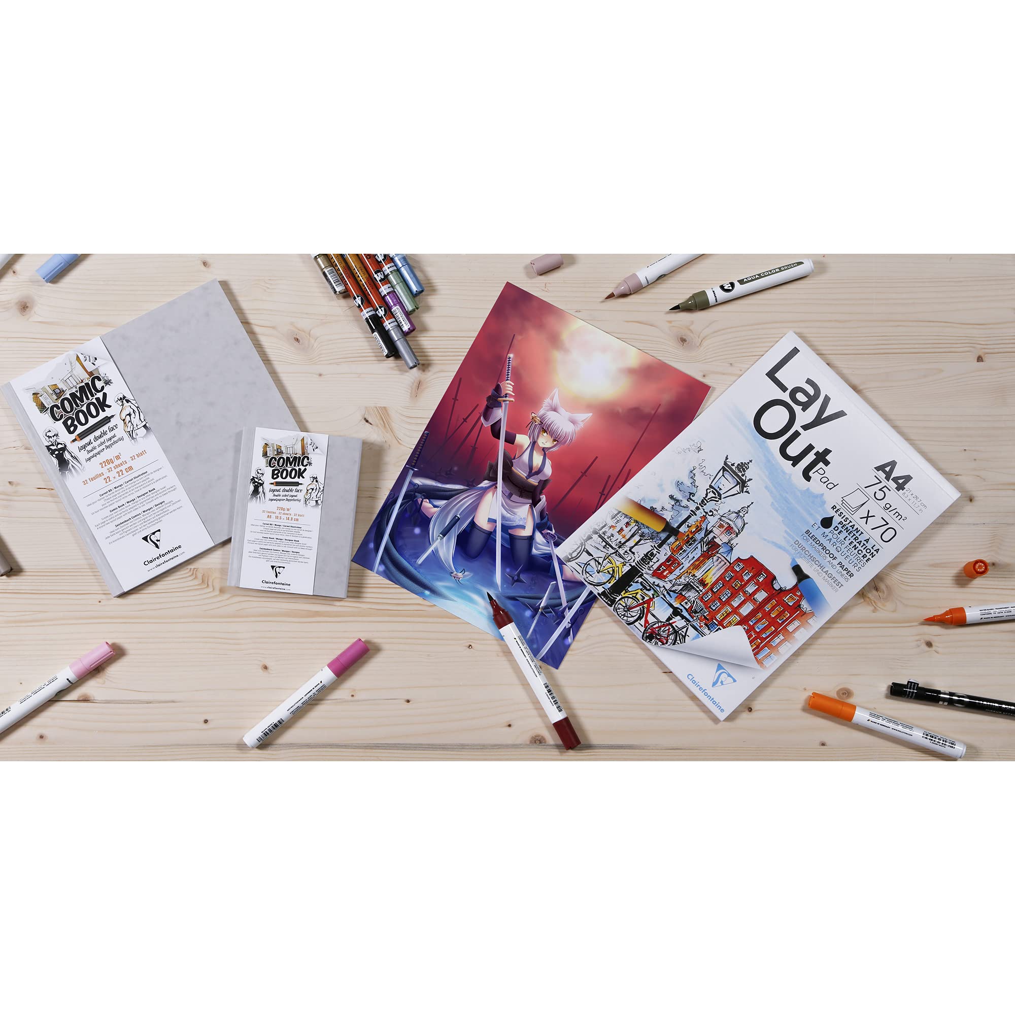clairefontaine-goldline-zeichenbuch-layoutpapier-975196c-13-x-18-cm-220g-f-r-com image 3