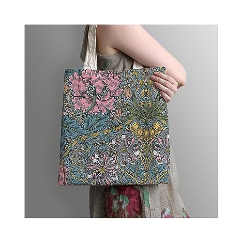 paperblanks-morris-pink-honeysuckle-william-morris-canvas-tasche-stoffbeutel-mit image 6