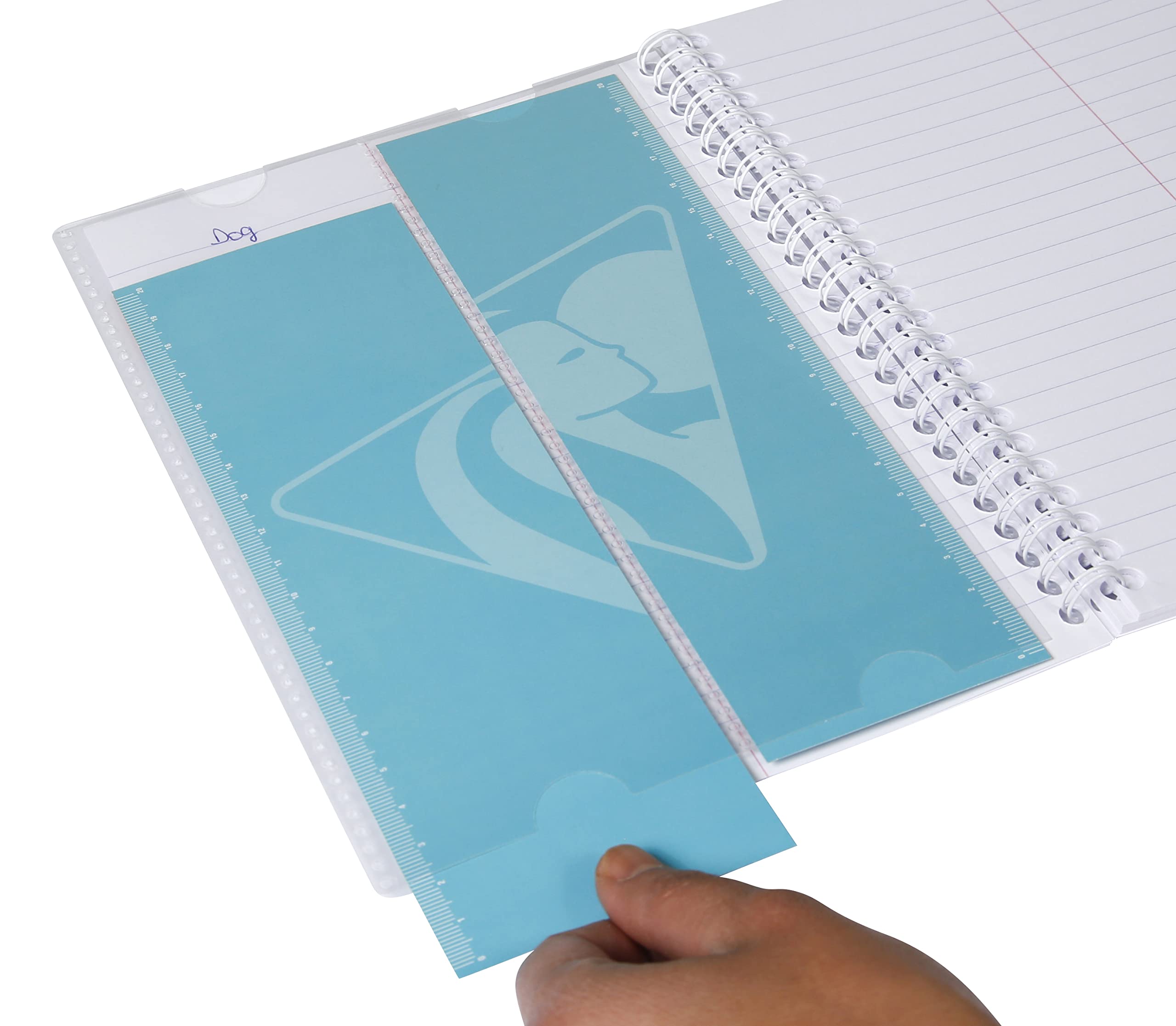 clairefontaine-161820c-koverbook-vokabelheft-a5-50-blatt-liniert-mit-mittelstric image 5