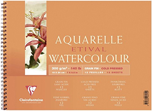 clairefontaine-96070c-malblock-etival-aquarellpapier-12-x-18-cm-300-g-12-blatt-w image 7