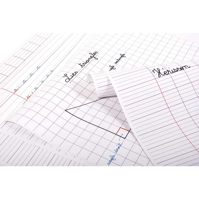 clairefontaine-383502c-wandposter-60x80-cm-franz-sische-lineatur-25-b-gen-90g-we image 1