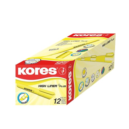 kores-high-liner-fine-textmarker-gelb-keilspitze-12-st-ck image 7