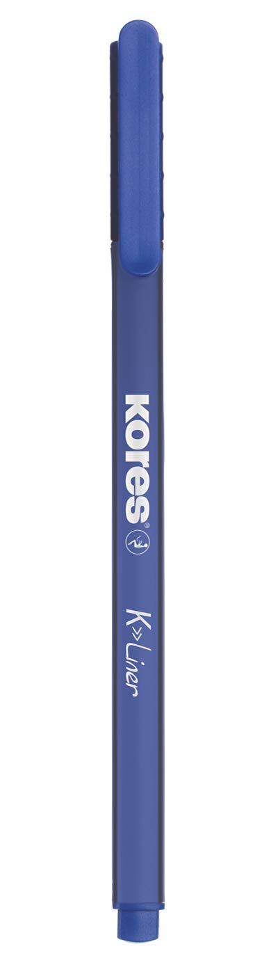 kores-k-liner-fineliner-0-4-mm-blau-12er-pack image 2