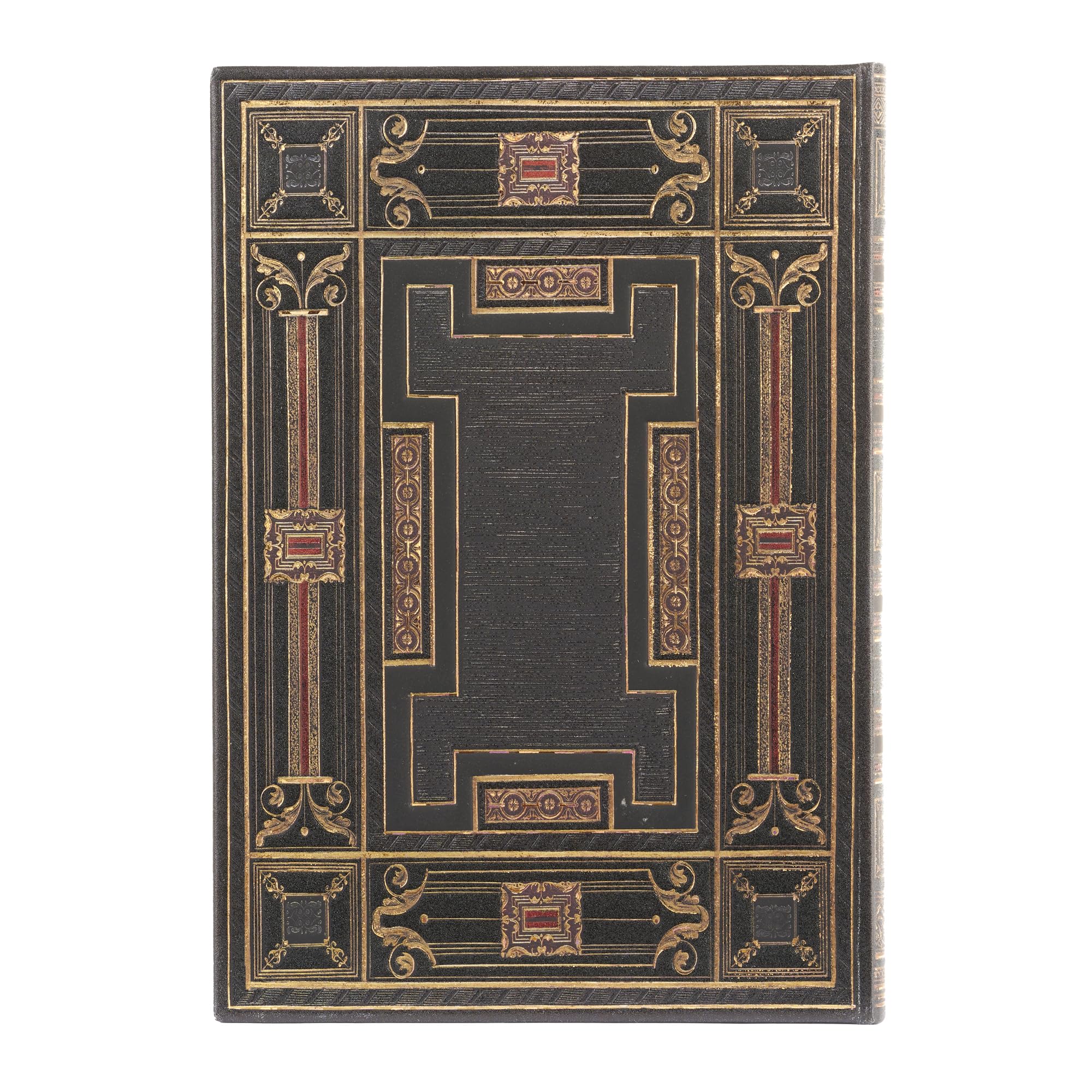 paperblanks-onyx-asterales-midi-hardcover-journal-blanko-mit-elastikband image 2