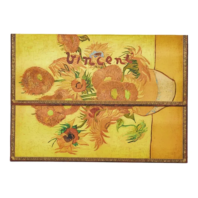 paperblanks-van-gogh-sunflowers-embellished-manuscripts-collection-dokumentenmap image 1
