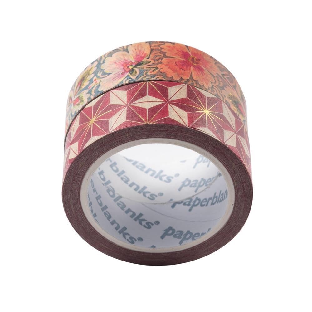 paperblanks-filigree-floral-ivory-hishi-washi-tape-mixed-pack-2-rollen-15-mm-x-1 image 2