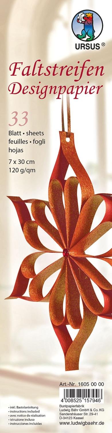 ursus-faltstreifen-crush-paper-kupfer-rot-7x30-cm-120-g-qm-33-blatt-mit-metallic image 2