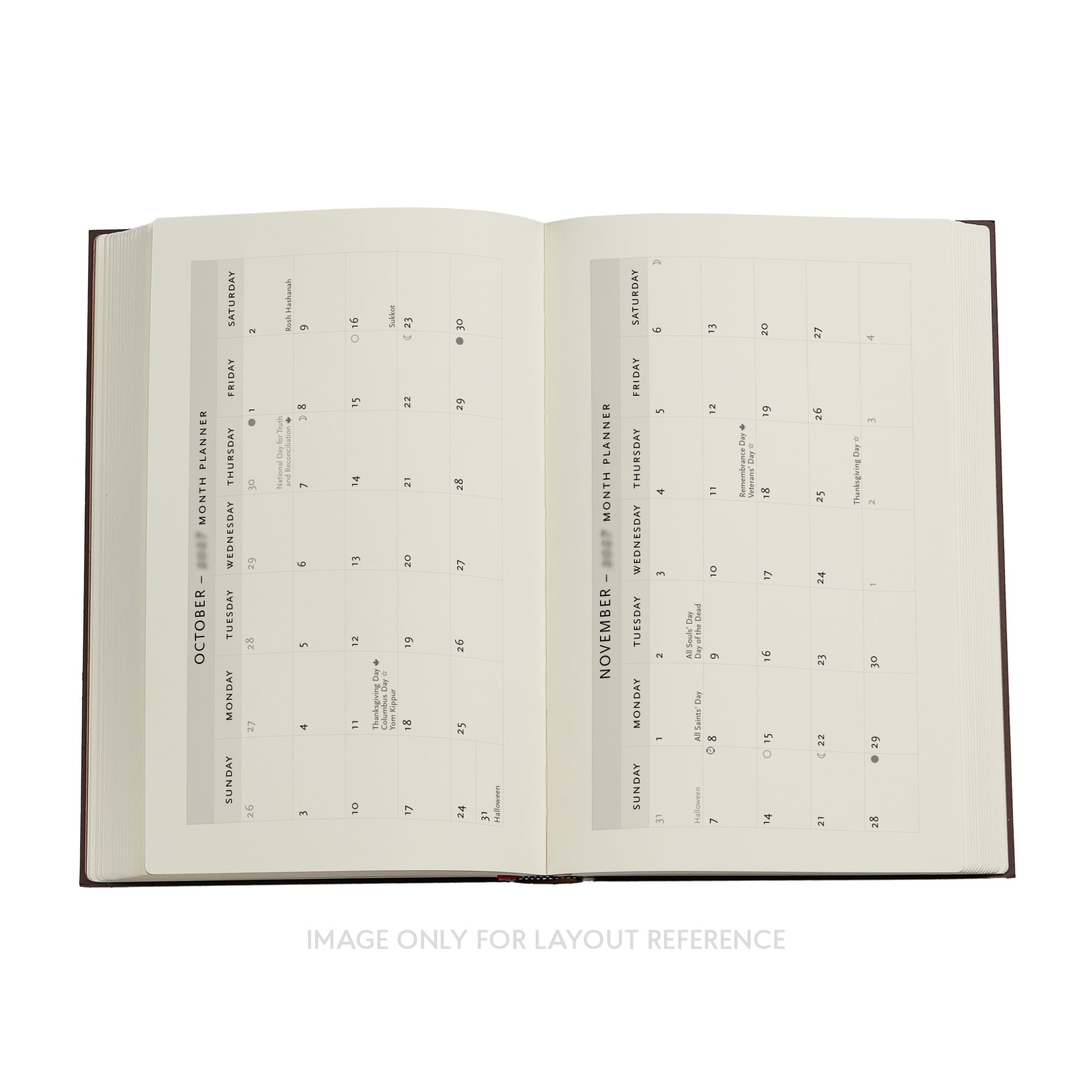 paperblanks-2027-blue-luxe-maxi-12-monate-hardcover-tagesplaner-horizontal-mit-g image 2