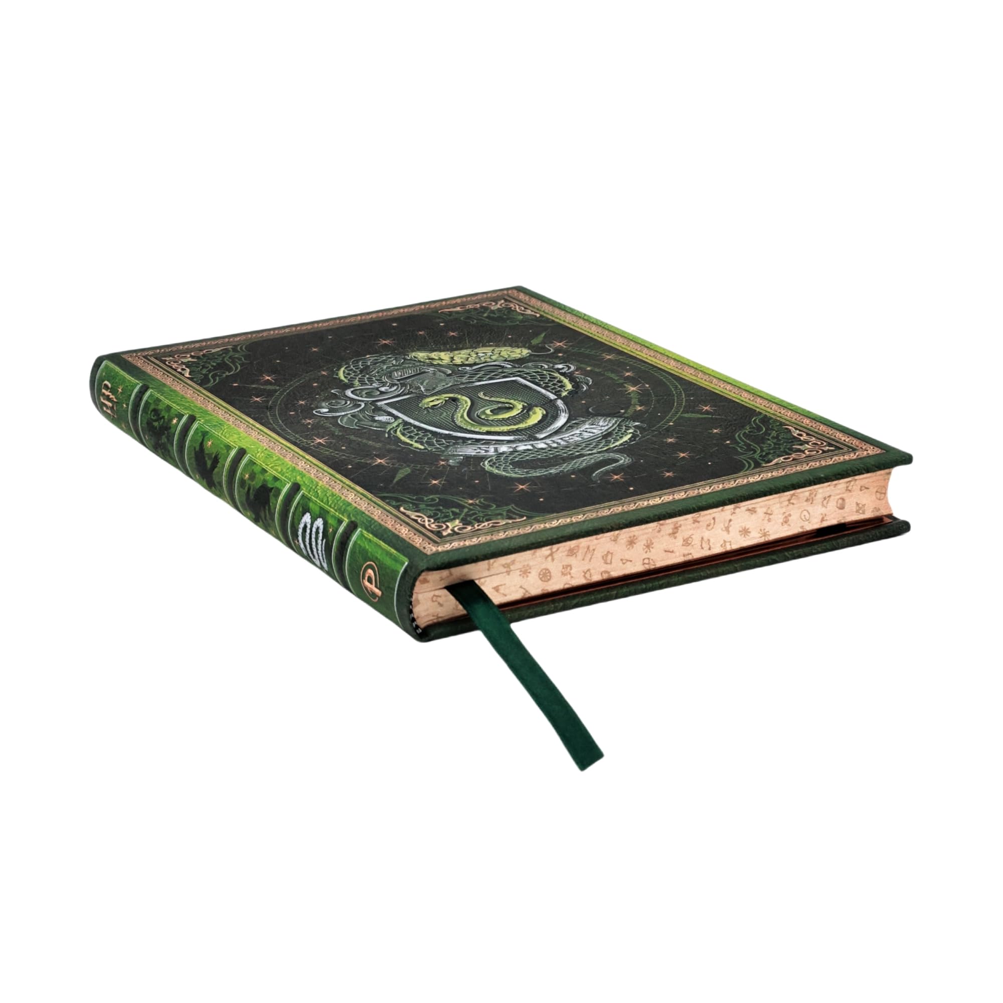 paperblanks-slytherin-journal-midi-hardcover-harry-potter-notizbuch-liniert-mit- image 3