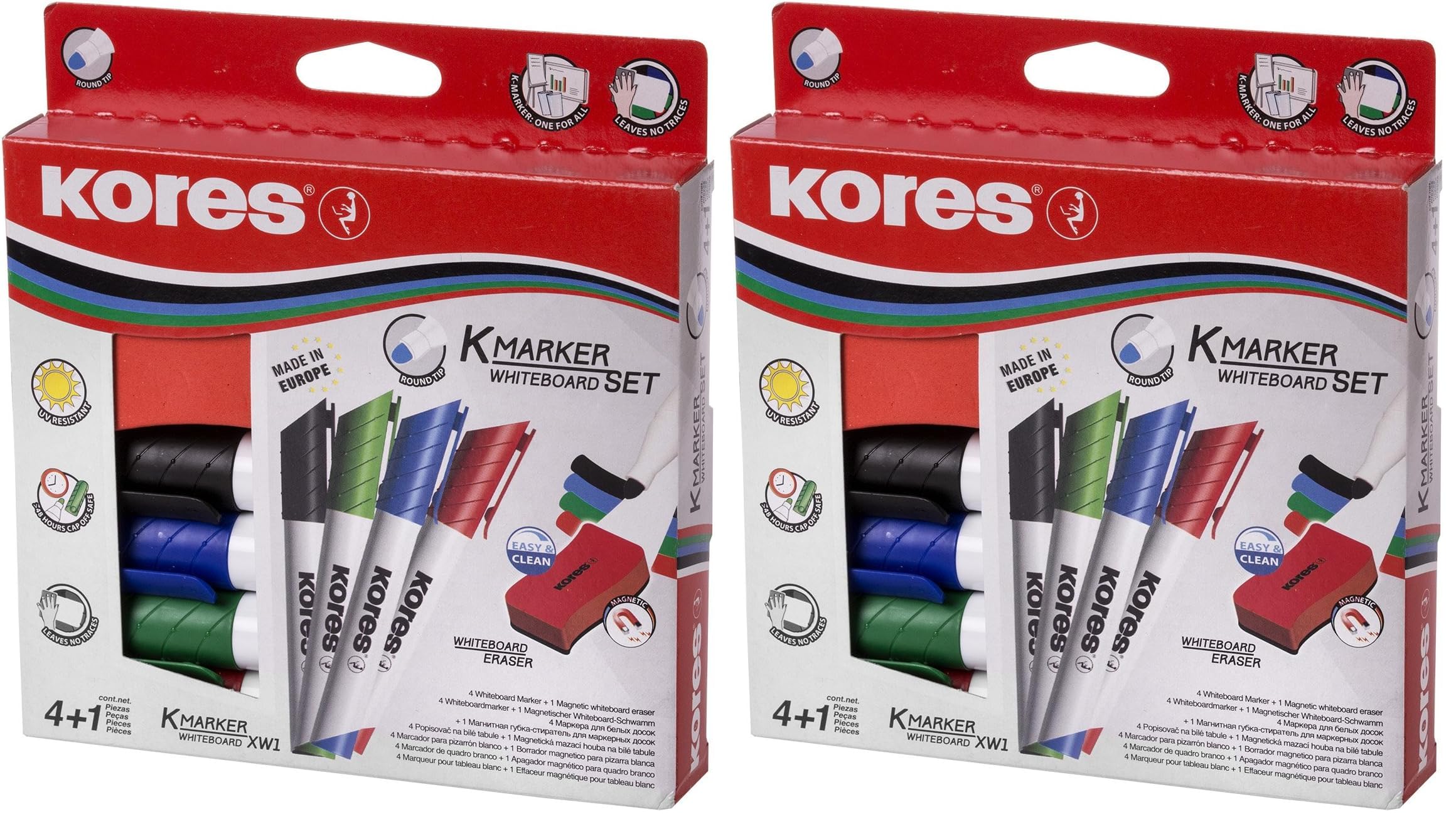 kores-k-marker-xw1-whiteboard-marker-4er-set-magnetl-schschwamm image 7
