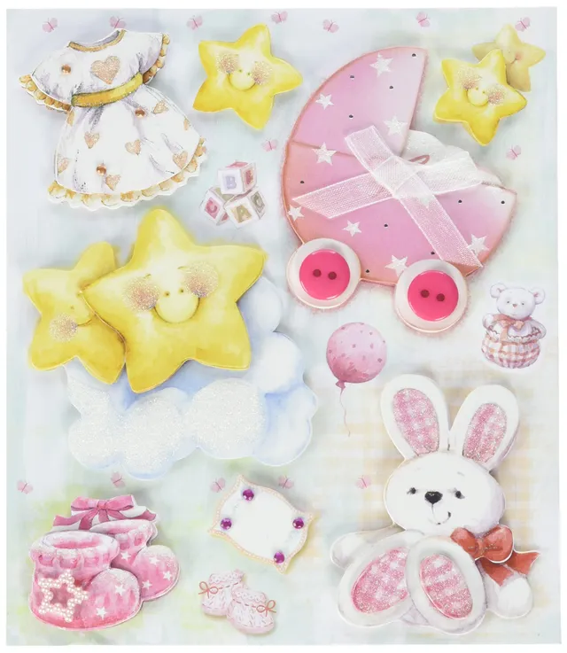ursus-564200124-3d-sticker-baby-selbstklebend image 1