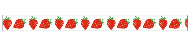 ursus-590500129-masking-tape-erdbeeren-washi-klebeband-15-mm-x-10-m image 1