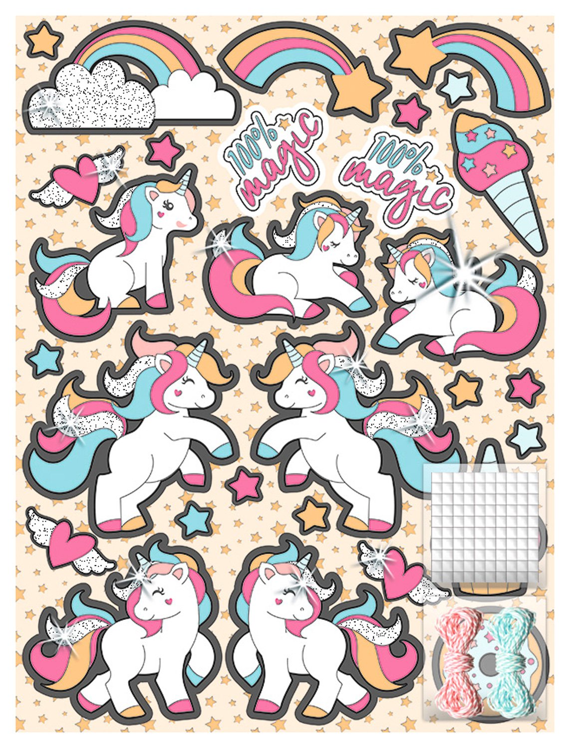 ursus-28150099f-geschenkboxen-set-einhorn-f-r-2-gro-e-und-3-kleine-boxen image 3