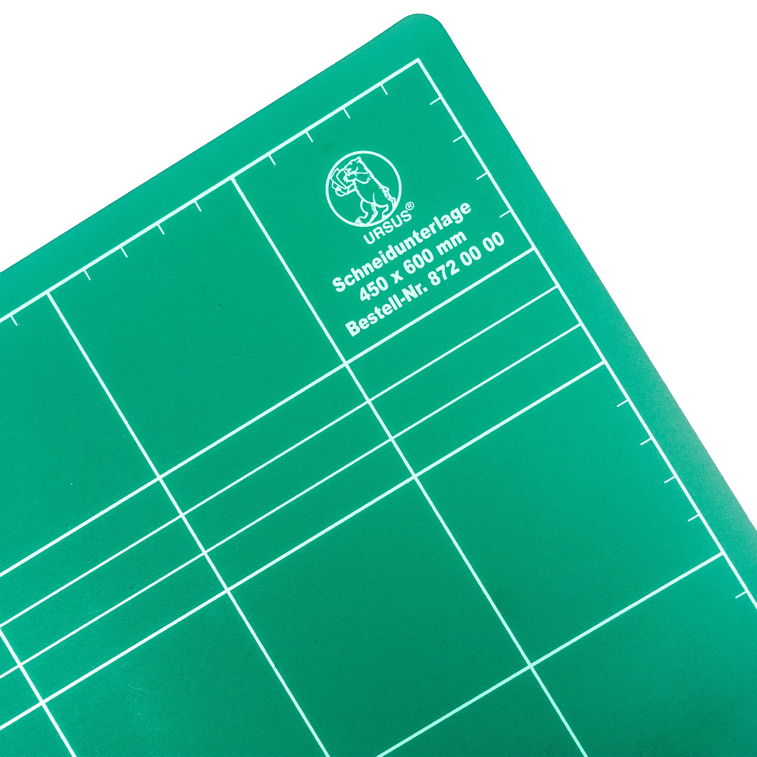 ursus-schneidunterlage-45-x-60-cm-3-mm-bastelmatte-gr-n-mit-raster image 2