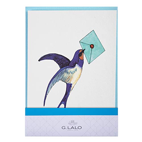 lalo-60808l-korrespondenz-set-fantaisie-doppelkarte-10-7x15-2-cm-umschlag-schwal image 3