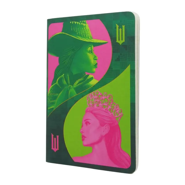 paperblanks-wicked-collection-pink-goes-good-with-green-a5-cahier-dot-grid-punkt image 1