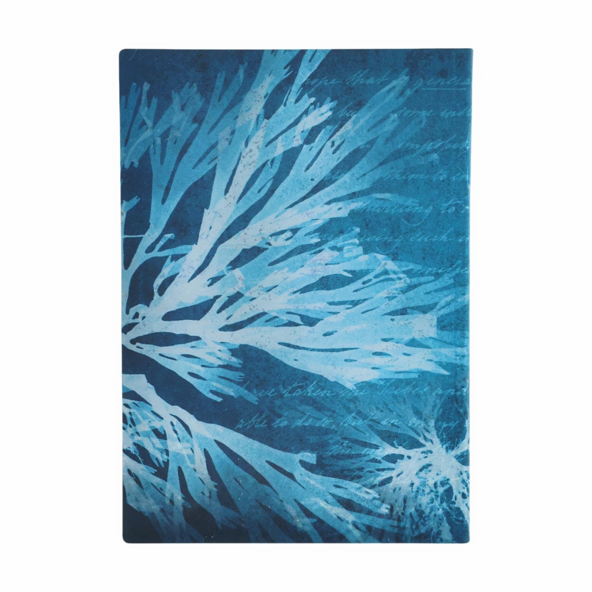 paperblanks-sea-flowers-anna-atkins-cyanotypes-midi-notizbuch-liniert-softcover- image 2