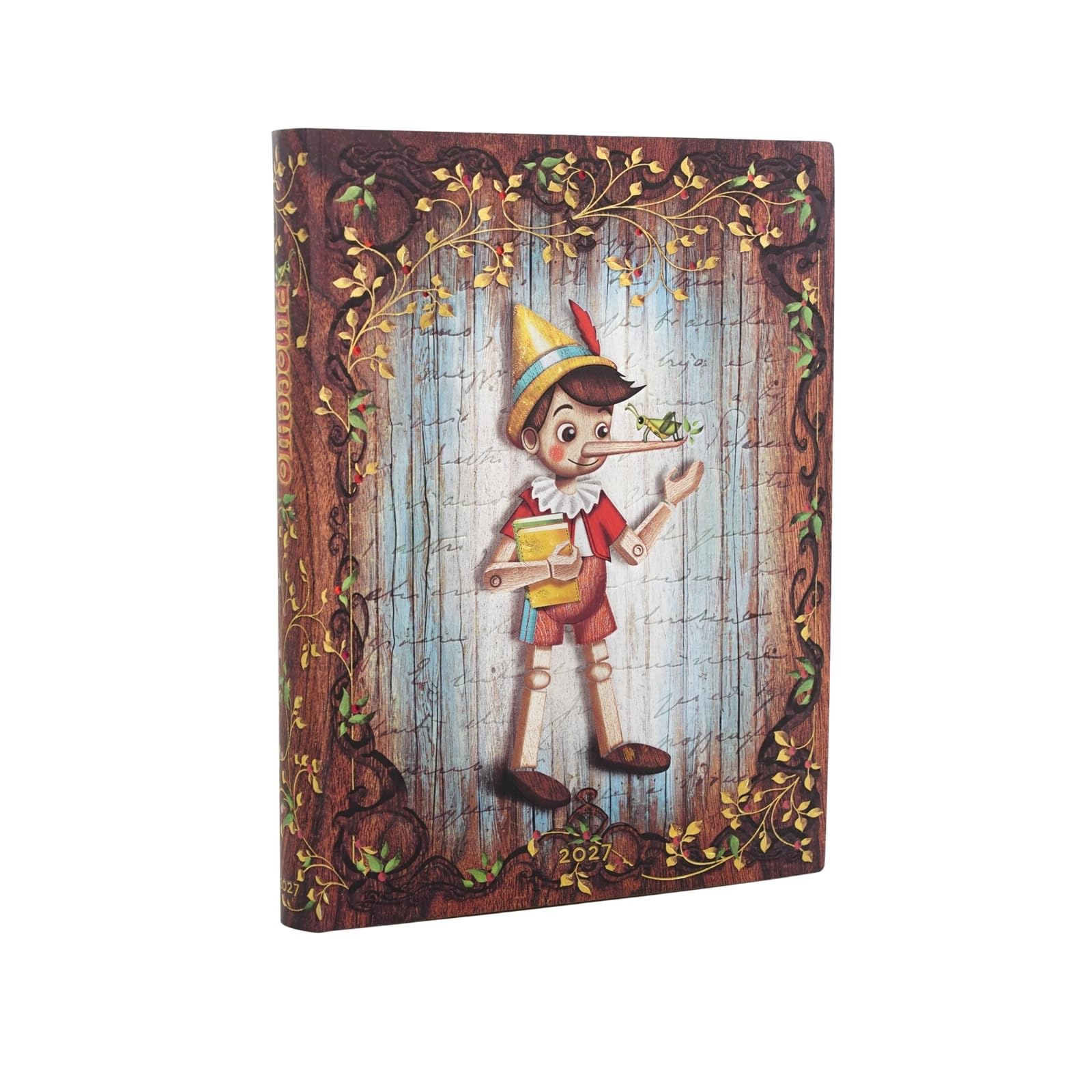 paperblanks-2027-carlo-collodi-pinocchio-ultra-12-monate-softcover-tagesplaner-d image 1