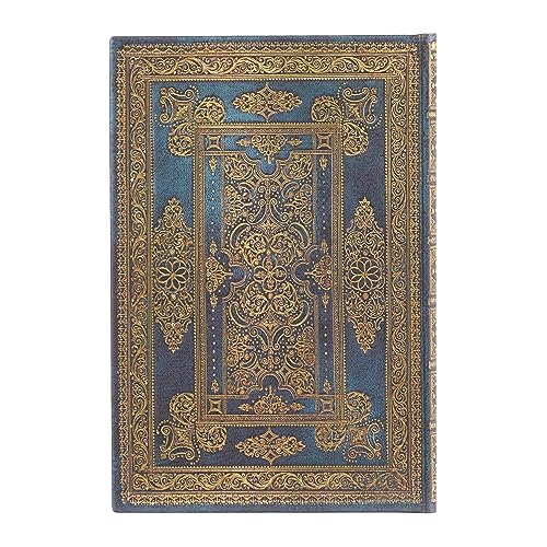 paperblanks-blue-luxe-mini-notizbuch-liniert-hardcover-mit-elastikband-luxe-desi image 6