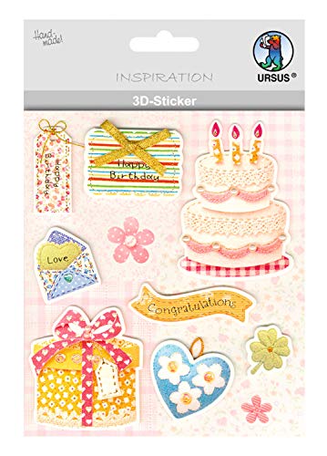 ursus-56420013-3d-sticker-everyday-motiv-13-selbstklebend-mehrlagig image 2