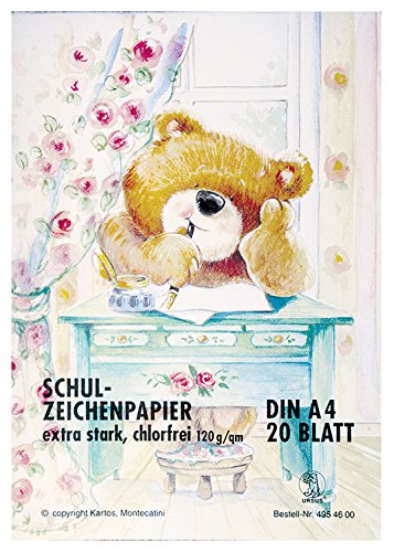 ursus-4954600-zeichenblock-din-a4-hochwei-20-blatt-120-g-m-schulzeichenpapier image 2