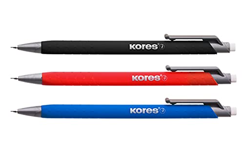 kores-bb99920-m2-grafitos-druckbleistift-3er-set-sortiert-mit-nachf-llminen image 5