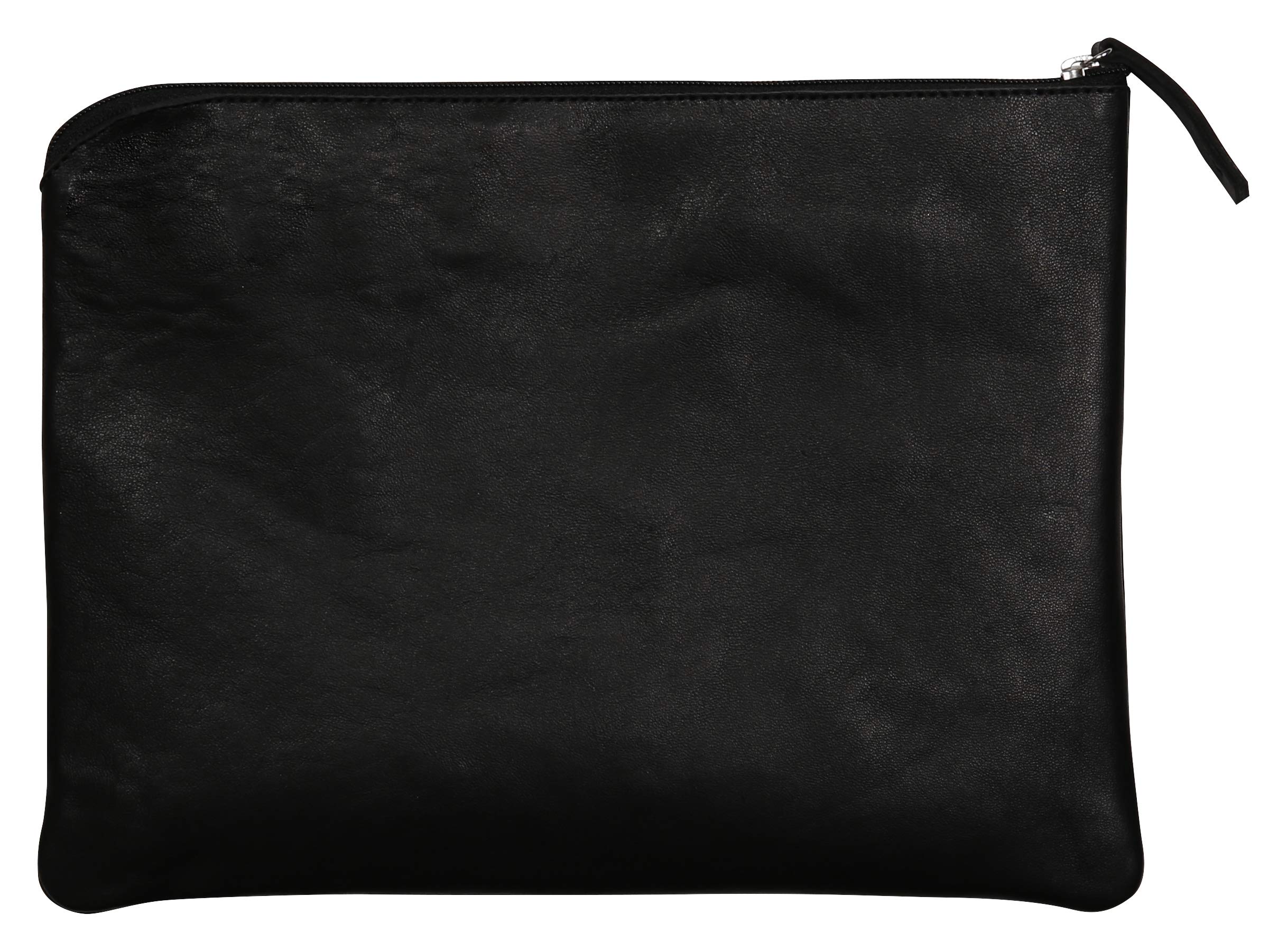 clairefontaine-410136c-schlamperm-ppchen-lammleder-flach-26x19cm-schwarz image 1