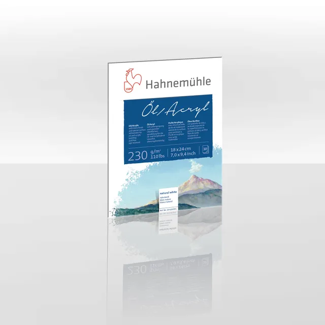 hahnem-hle-l-und-acrylmalblock-230-g-m-18x24-cm-10-blatt image 1