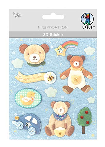 ursus-56420062-3d-sticker-baby-motiv-62-selbstklebend image 2