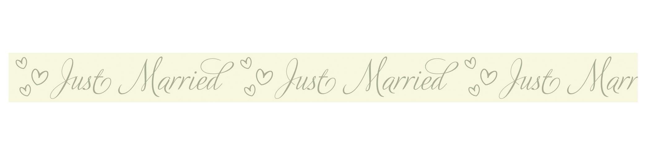 ursus-masking-tape-just-married-3-deko-klebeband-aus-reispapier-15-mm-x-10-m image 1