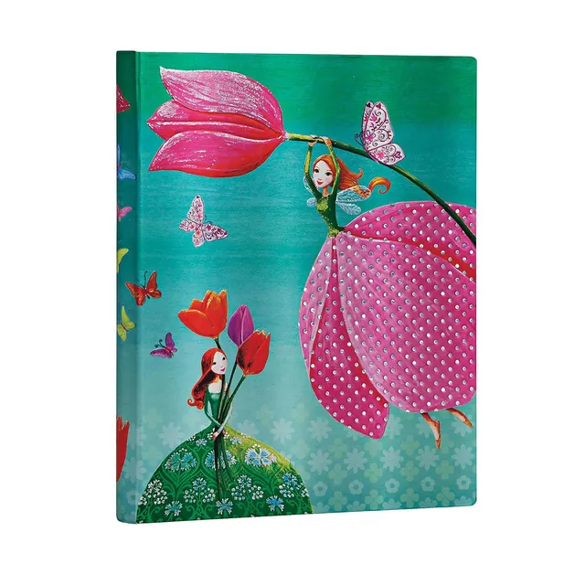 paperblanks-joyous-springtime-hardcover-dot-grid-planner-mila-marquis-collection image 1