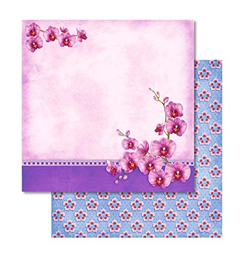 ursus-703000249-premium-glitter-scrapbook-paper-orchideen-30-5-x-30-5-cm-5-blatt image 4