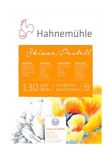 hahnem-hle-skizze-pastell-block-din-a4-130-g-100-hadern-30-blatt-rau image 6