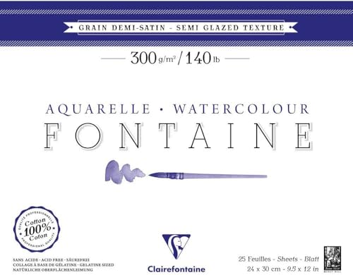 clairefontaine-96406c-malblock-fontaine-aquarell-24-x-30-cm-25-blatt-300-g-100-h image 5