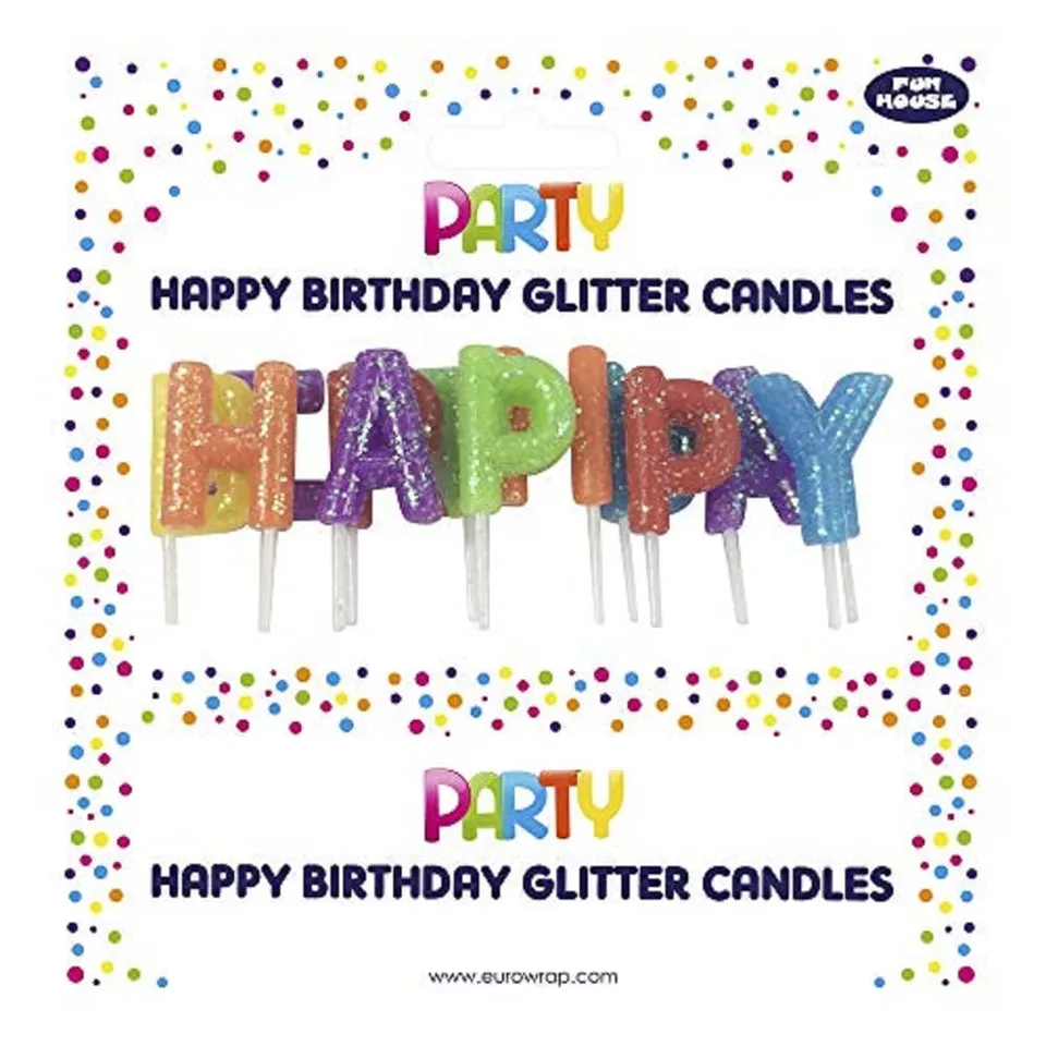 clairefontaine-eurowrap-kerzen-buchstaben-happy-birthday-glitzer-1-set image 1