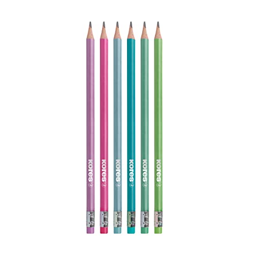 kores-grafitos-style-graphitstifte-hb-vorgespitzt-6er-pack image 7