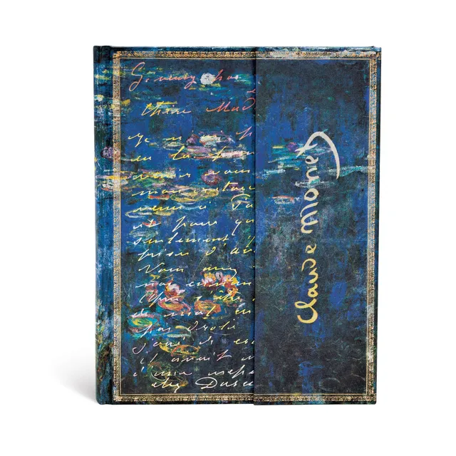 paperblanks-monet-seerosen-briefe-an-morisot-notizbuch-ultra-230x180mm-unliniert image 1