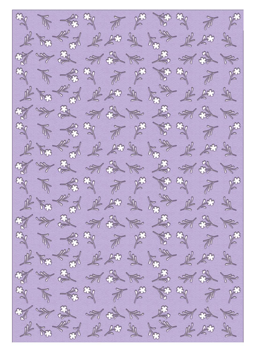 ursus-silhouetten-karton-blumen-flieder-23-x-33-cm-300-g-qm-10-blatt-gelasert image 1