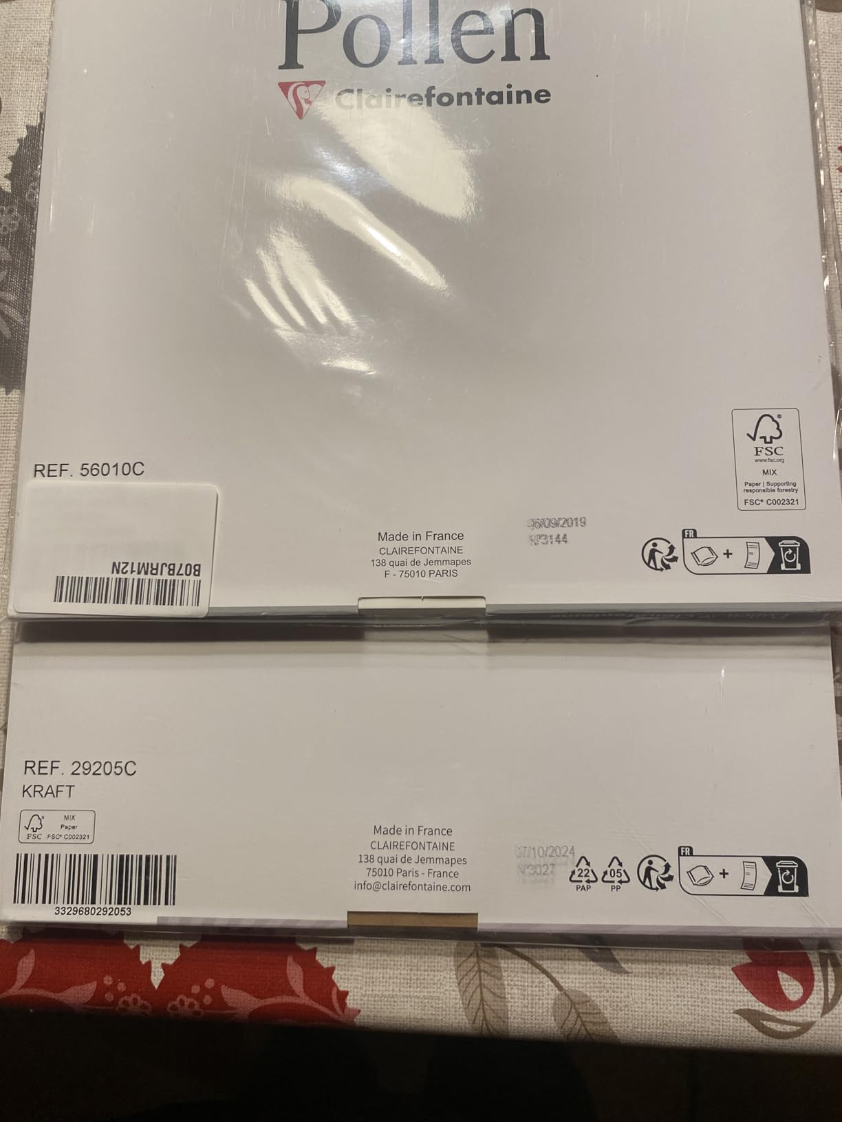 Wunderschönes Naturpapier