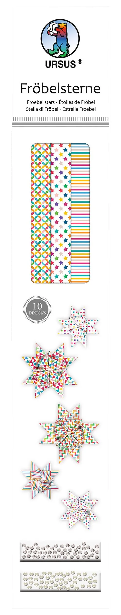 ursus-34750000-papierstreifen-f-r-fr-belsterne-bunt-60-streifen-f-r-ca-15-sterne image 1