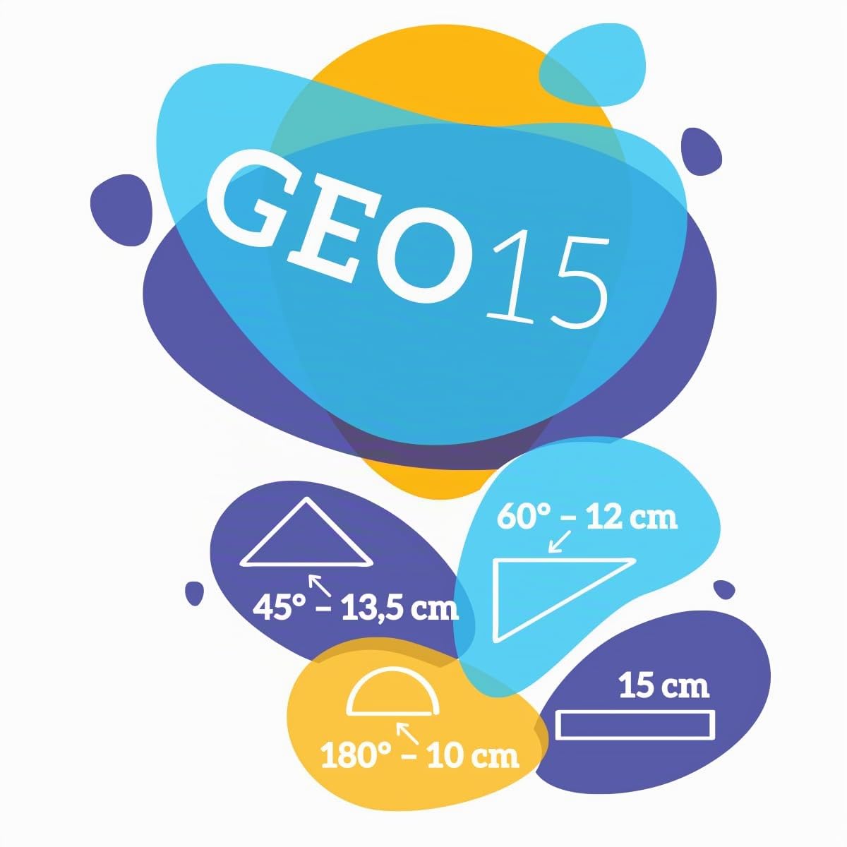 kores-geo15-geometrie-set-4-teilig-mit-lineal-winkelmesser-und-dreieck-transpare image 7
