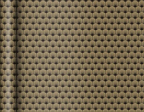 clairefontaine-223849c-tiny-rolls-geschenkpapier-art-deco-schwarz-70-g-5-x-0-35- image 2
